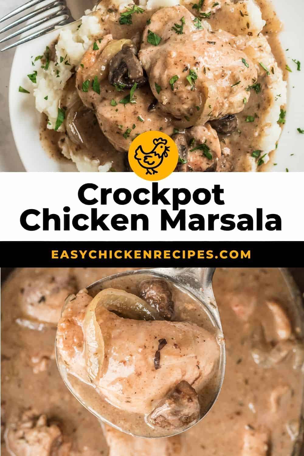 Crockpot Chicken Marsala Easy Chicken Recipes