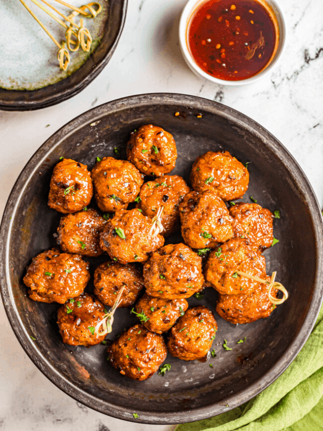 Air Fryer Firecracker Chicken Meatballs Story Easy Chicken Recipes