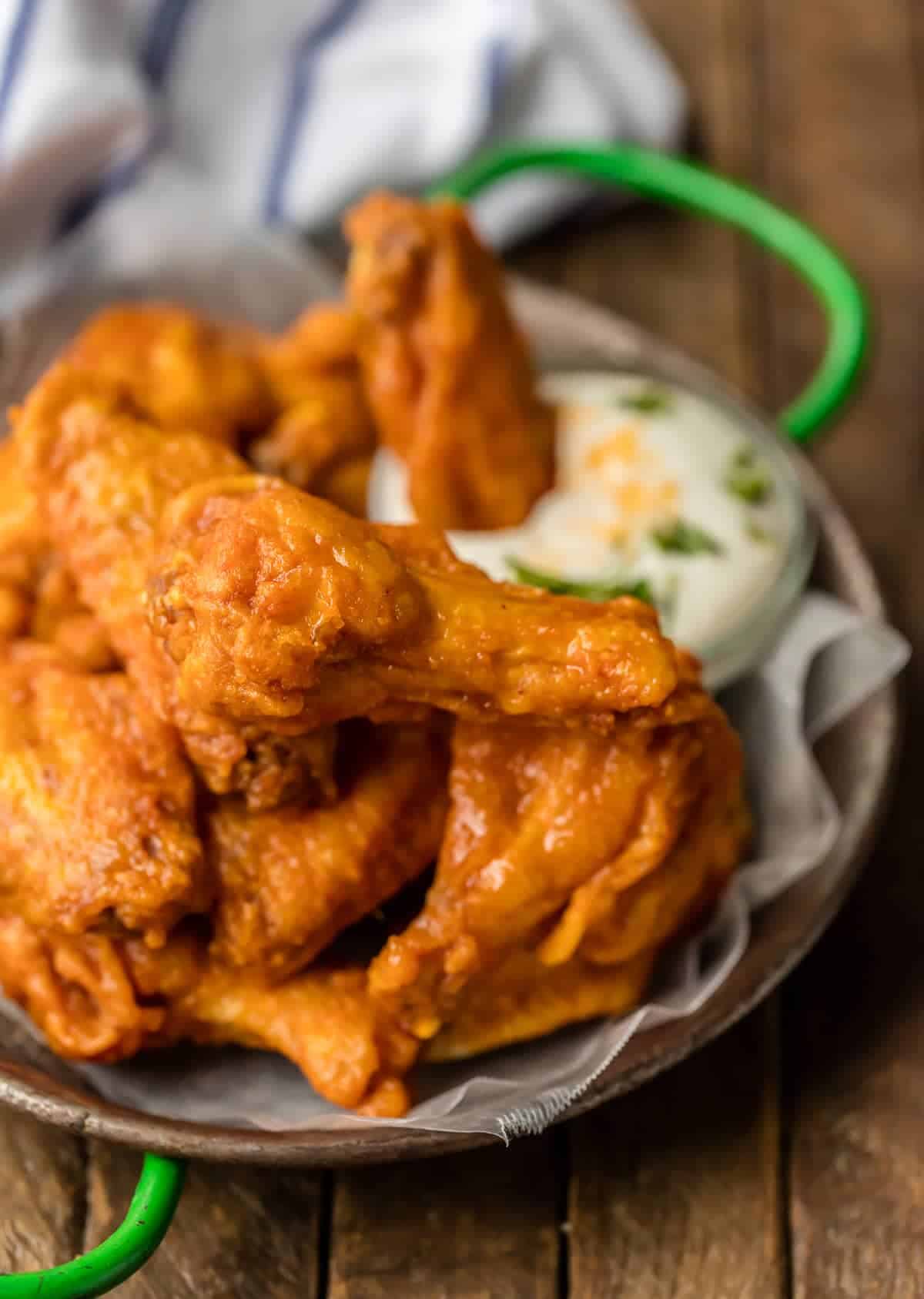 Buffalo Wings Recipe (THE BEST) - Easy Chicken Recipes (VIDEO!)