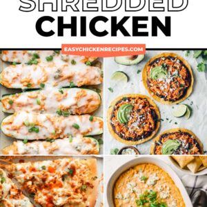 40 ways to use shredded chicken.