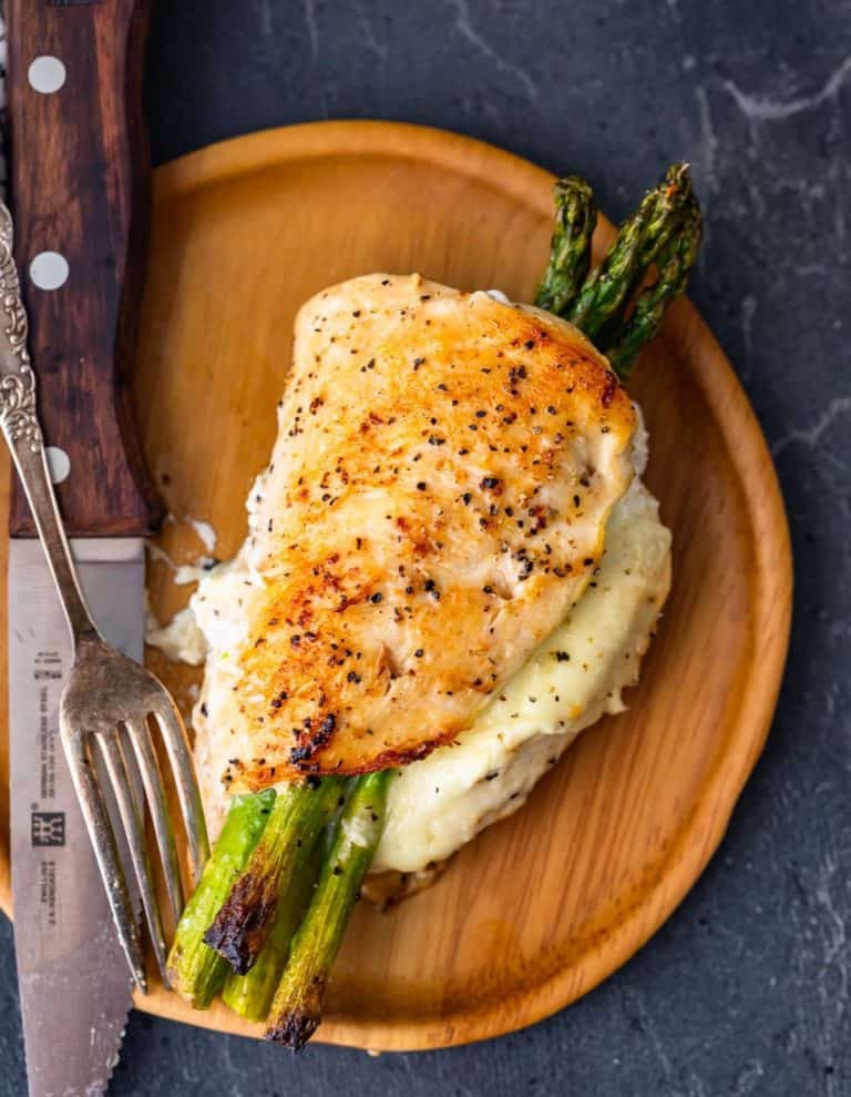 Asparagus Stuffed Chicken Breast Recipe - {VIDEO!!!}