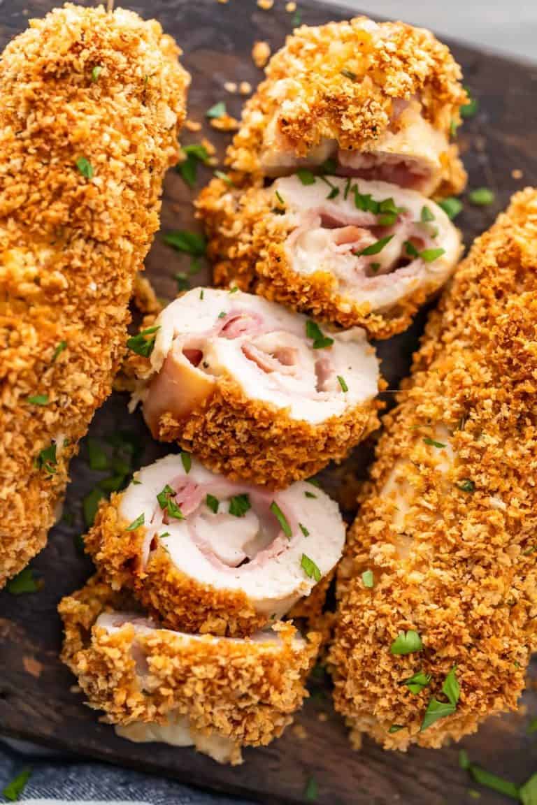 Baked Chicken Cordon Bleu Recipe Easy Chicken Recipes VIDEO   Chicken Cordon Bleu Recipe 3 Of 8 768x1152 