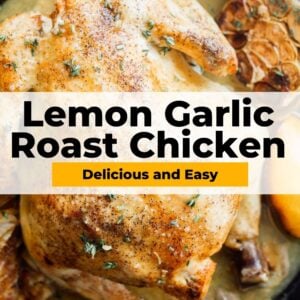 lemon garlic roast chicken pinterest