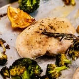 Sheet Pan Lemon Chicken with Broccoli is the perfect meal to bring you back to basics. There's nothing better than a simple sheet pan chicken dinner, and this Lemon and Broccoli Chicken Recipe is the ultimate week night meal!