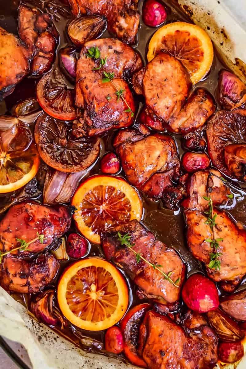 Honey Balsamic Glazed Chicken Balsamic Chicken Thighs {VIDEO!!!}