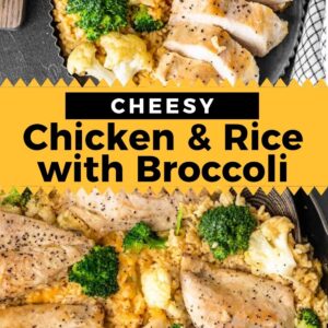 cheesy chicken and rice pinterest
