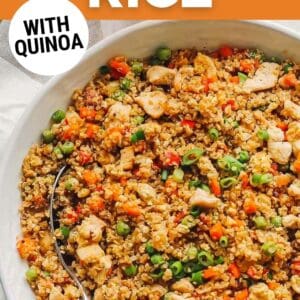 quinoa chicken fried rice pin.