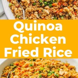 quinoa chicken fried rice pin.