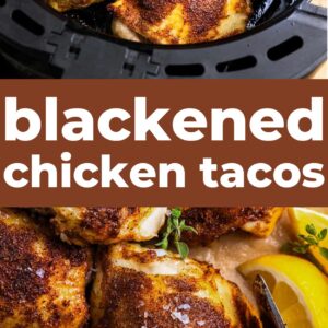 blackened chicken tacos pin