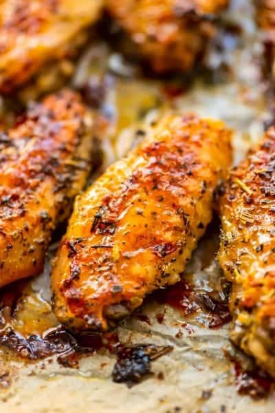 Garlic and Herb Baked Chicken Wings - Easy Chicken Recipes (VIDEO!!)