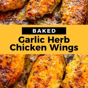 garlic herb chicken wings pinterest