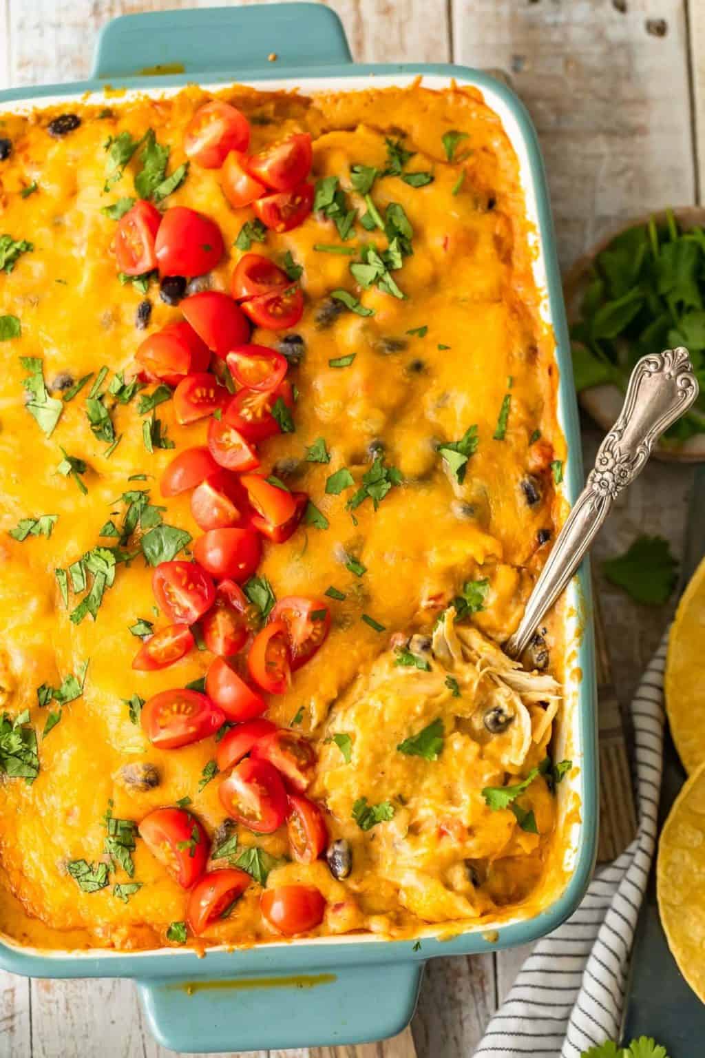 Green Chile Chicken Casserole Recipe - Easy Chicken Recipes (VIDEO!)