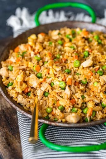 Easy Chicken Fried Rice Recipe - Easy Chicken Recipes {VIDEO!!!}