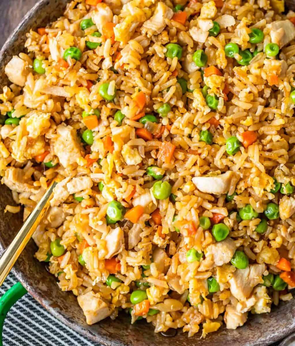 Easy Chicken Fried Rice Recipe - Easy Chicken Recipes {VIDEO!!!}