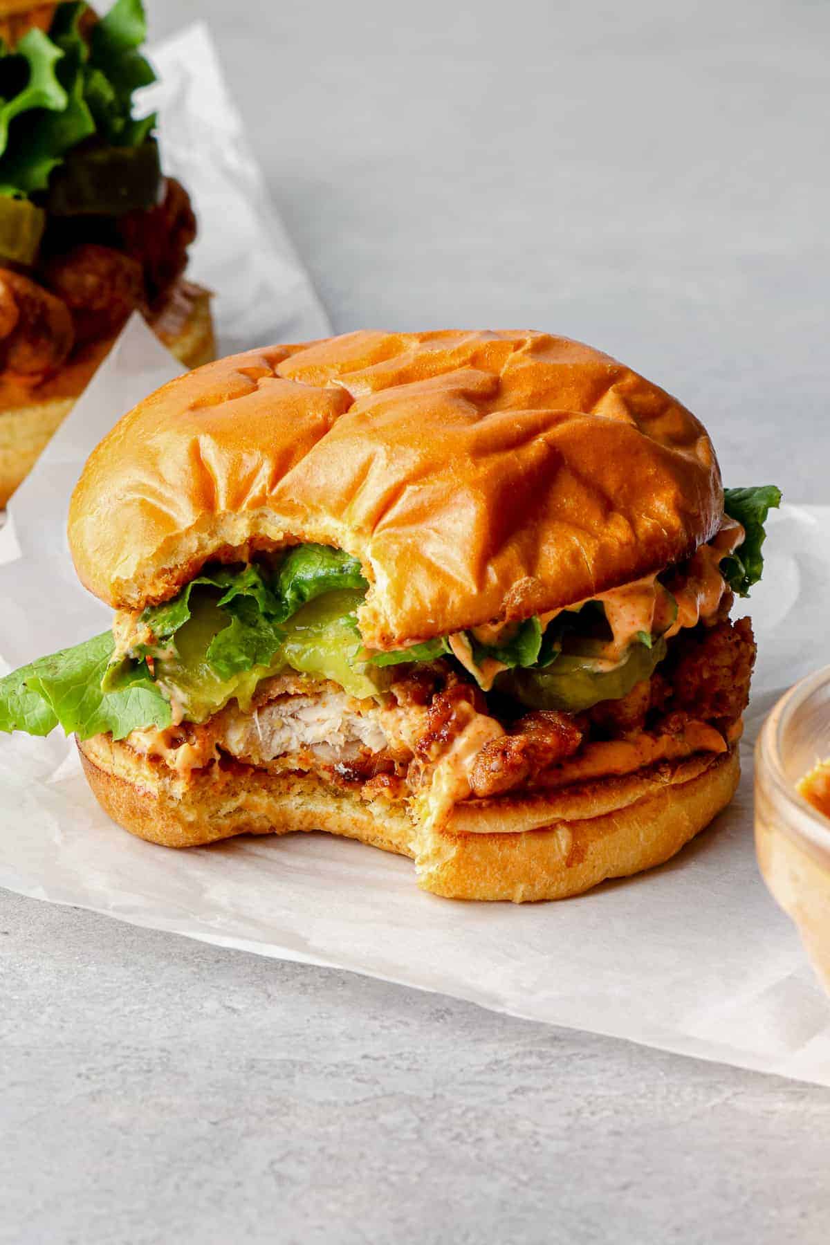Fried Chicken Sandwich Recipe (The Best!) - Easy Chicken Recipes VIDEO!!