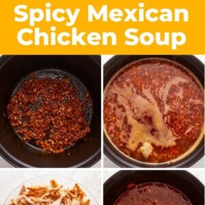 mexican chicken soup pin.