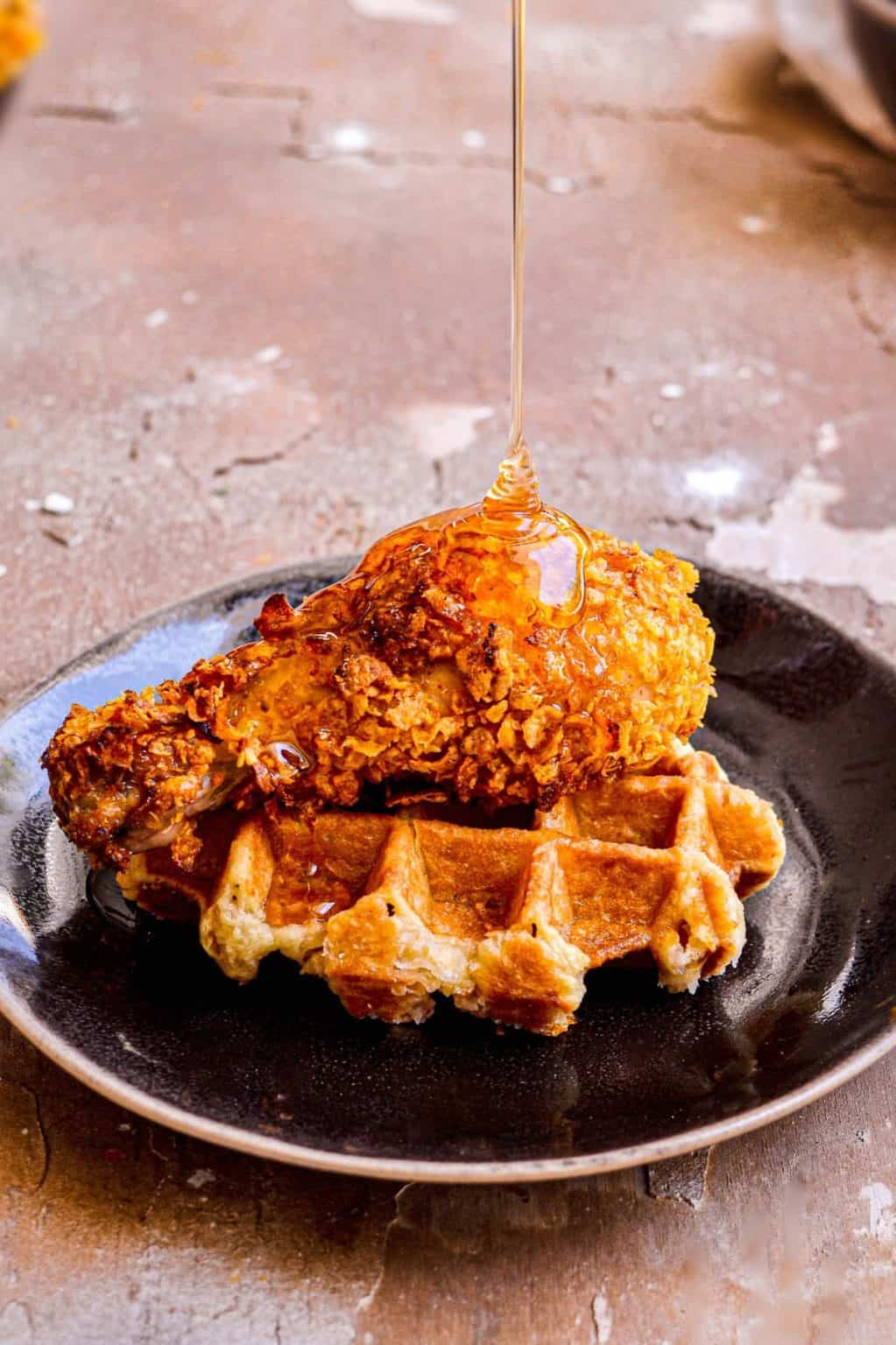 Best Chicken and Waffles Recipe - Easy Chicken Recipes (VIDEO!)