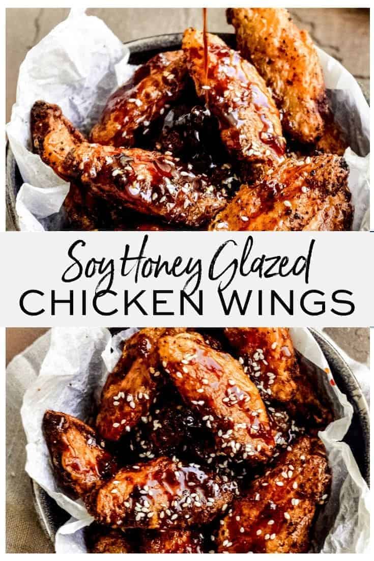 Soy Honey Glazed Chicken Wings (Baked Wings Recipe) - (VIDEO!!)