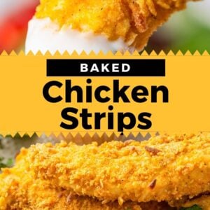 baked chicken strips pinterest
