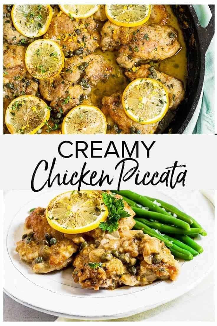 Creamy Chicken Piccata Recipe - Easy Chicken Recipes (VIDEO!)