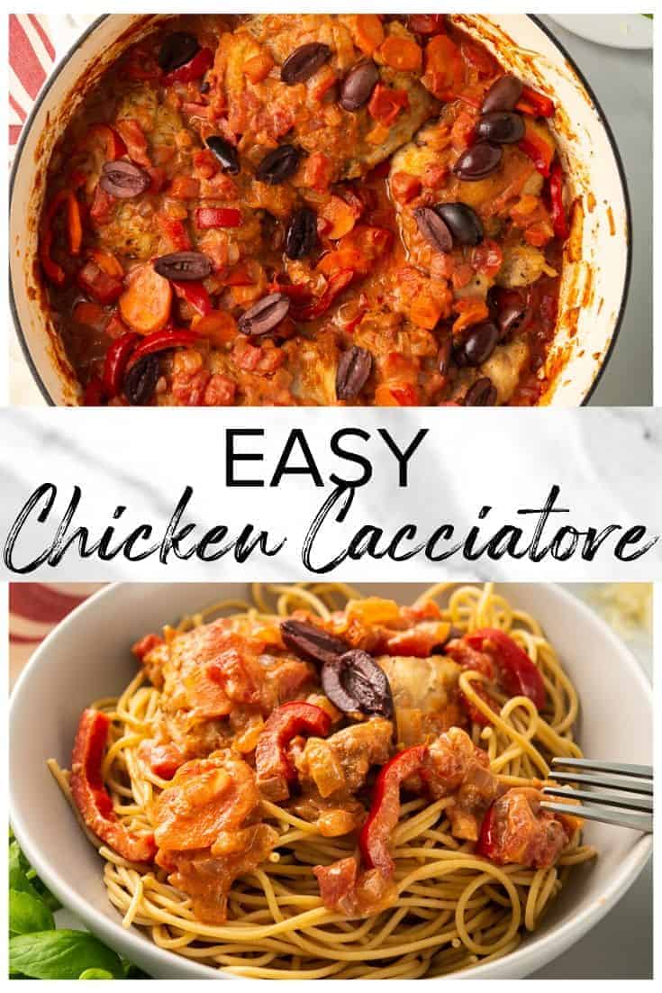 Chicken Cacciatore (Best Sauce!) - Easy Chicken Recipes (VIDEO!)