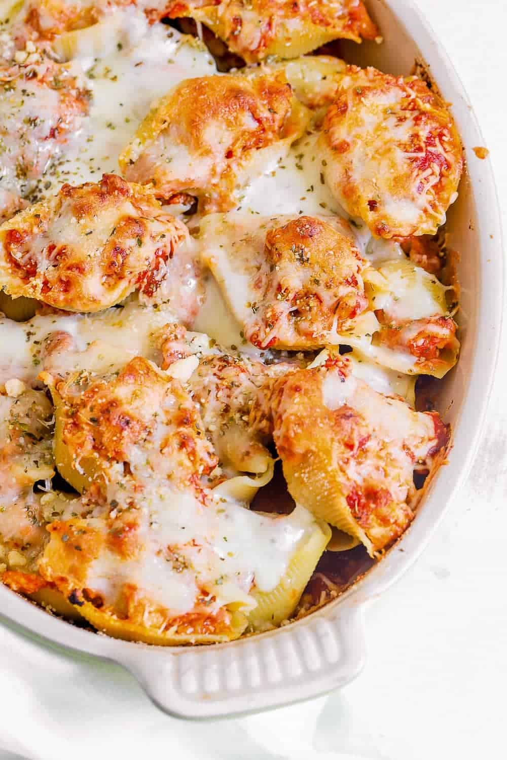 Chicken Parmesan Stuffed Shells