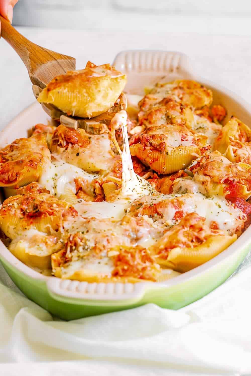 Chicken Parmesan Stuffed Shells - Easy Chicken Recipes