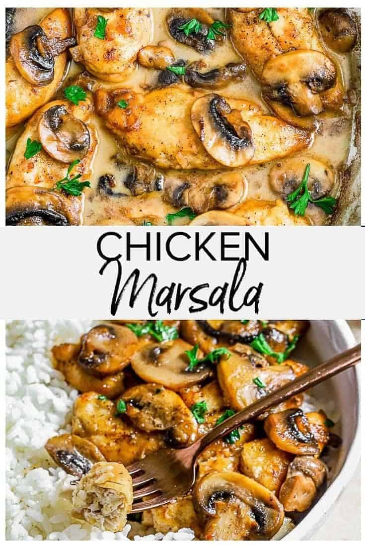 Chicken Marsala Recipe - Easy Chicken Recipes (VIDEO!)