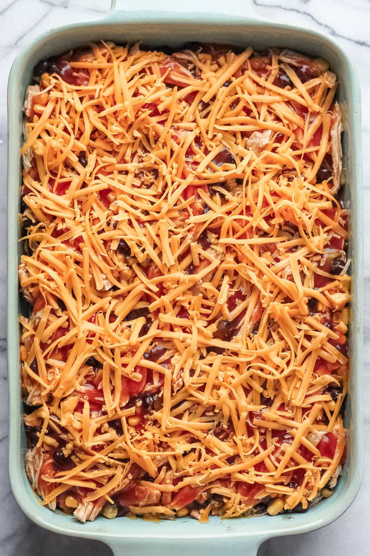 cheese topping on casserole