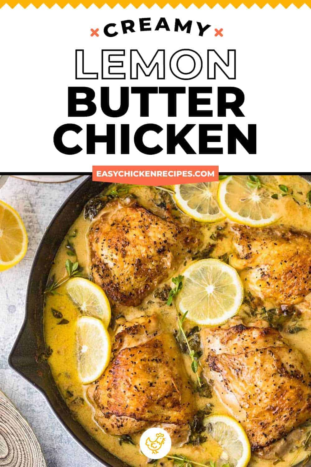 Lemon Butter Chicken Recipe (Creamy) Easy Chicken Recipes (VIDEO)