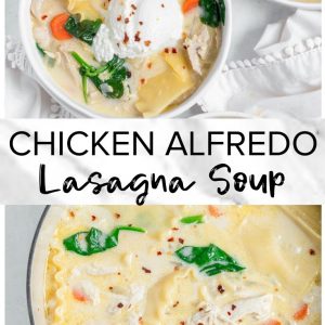 Lasagna Soup Recipe served in a bowl.