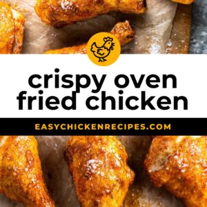 oven fried chicken pin