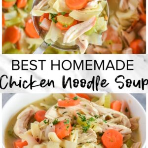 Best homemade chicken noodle soup.