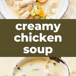 creamy chicken soup pin