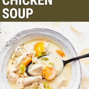 creamy chicken soup pin