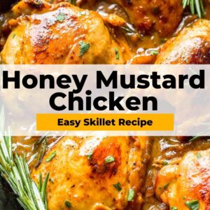 honey mustard chicken skillet pinterest