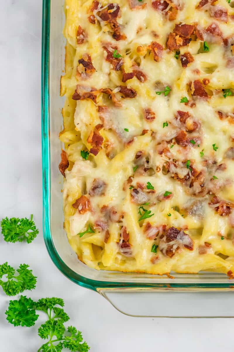 Chicken Bacon Ranch Pasta Bake - Easy Chicken Recipes