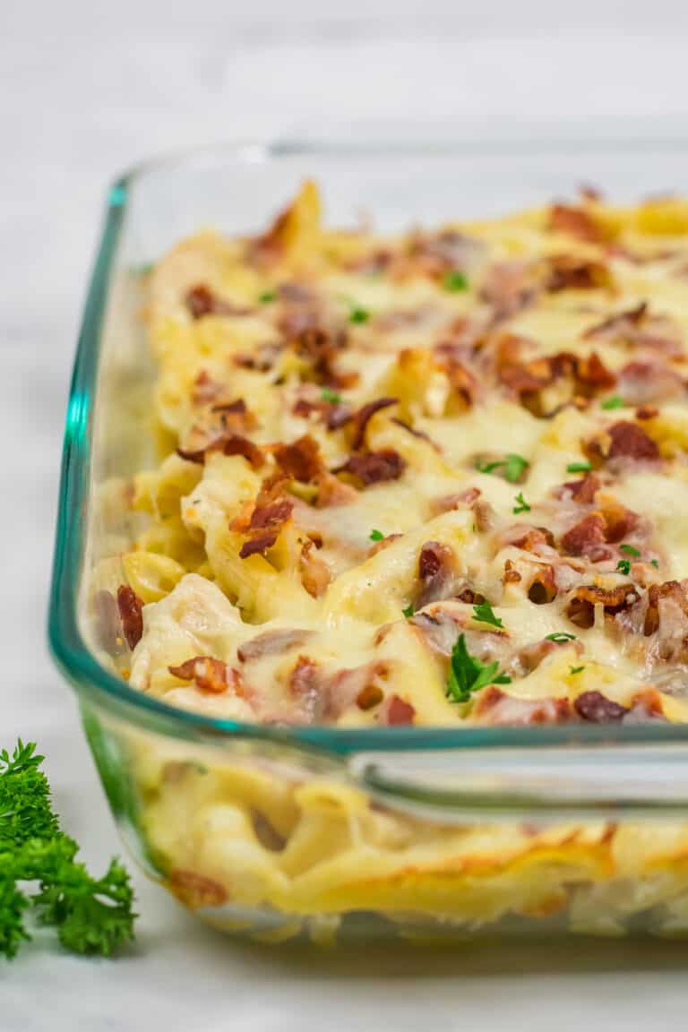 Chicken Bacon Ranch Pasta Bake - Easy Chicken Recipes