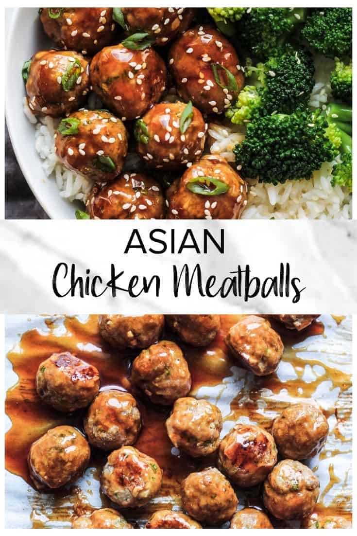 Asian Chicken Meatballs Sesame Ginger Easy Chicken Recipes