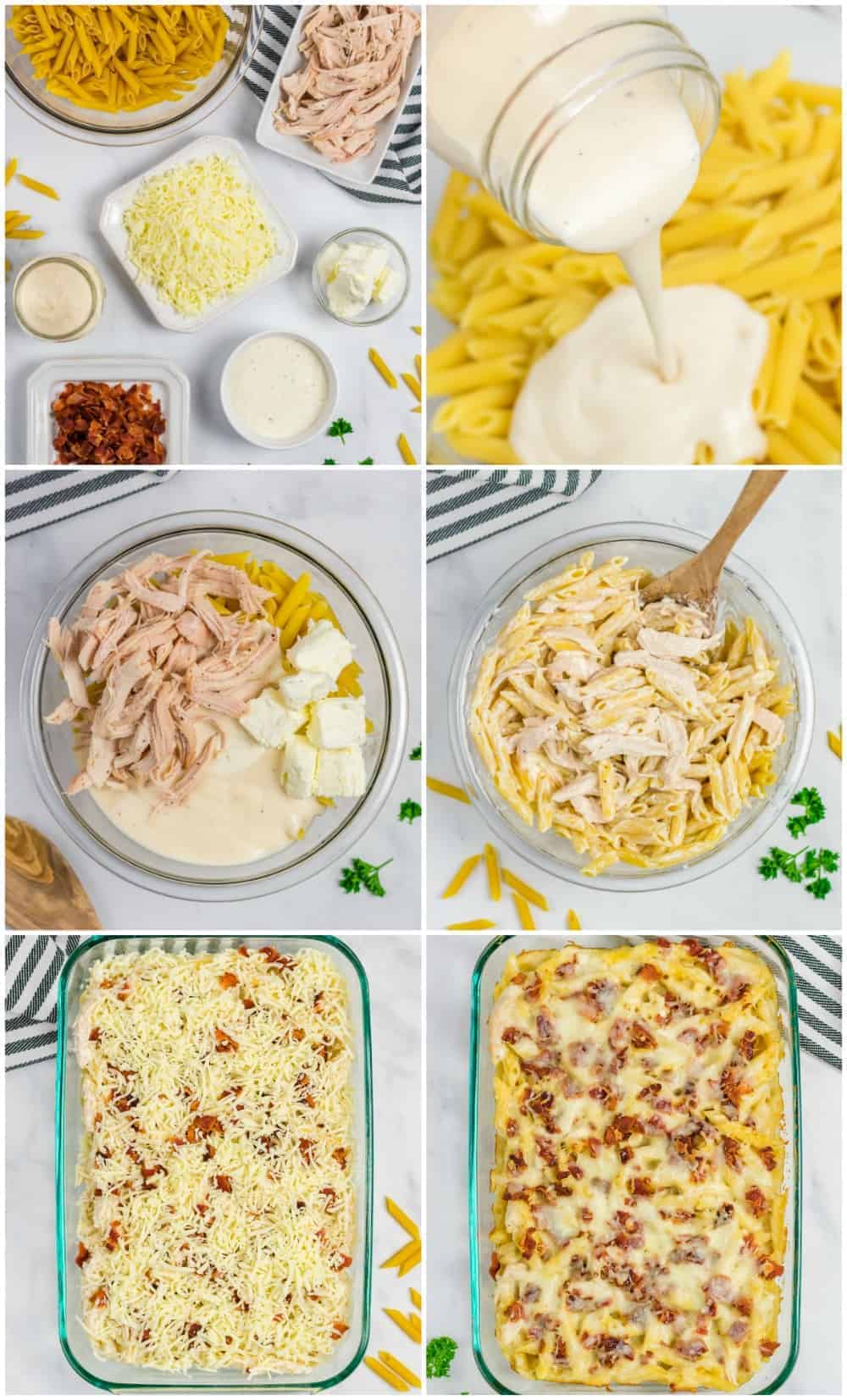 Step by step photos to show how to make the dish