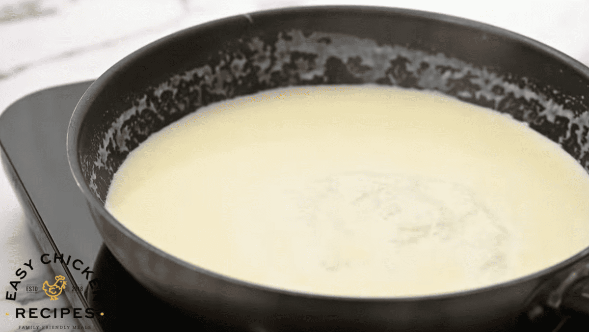 A roux in a skillet.