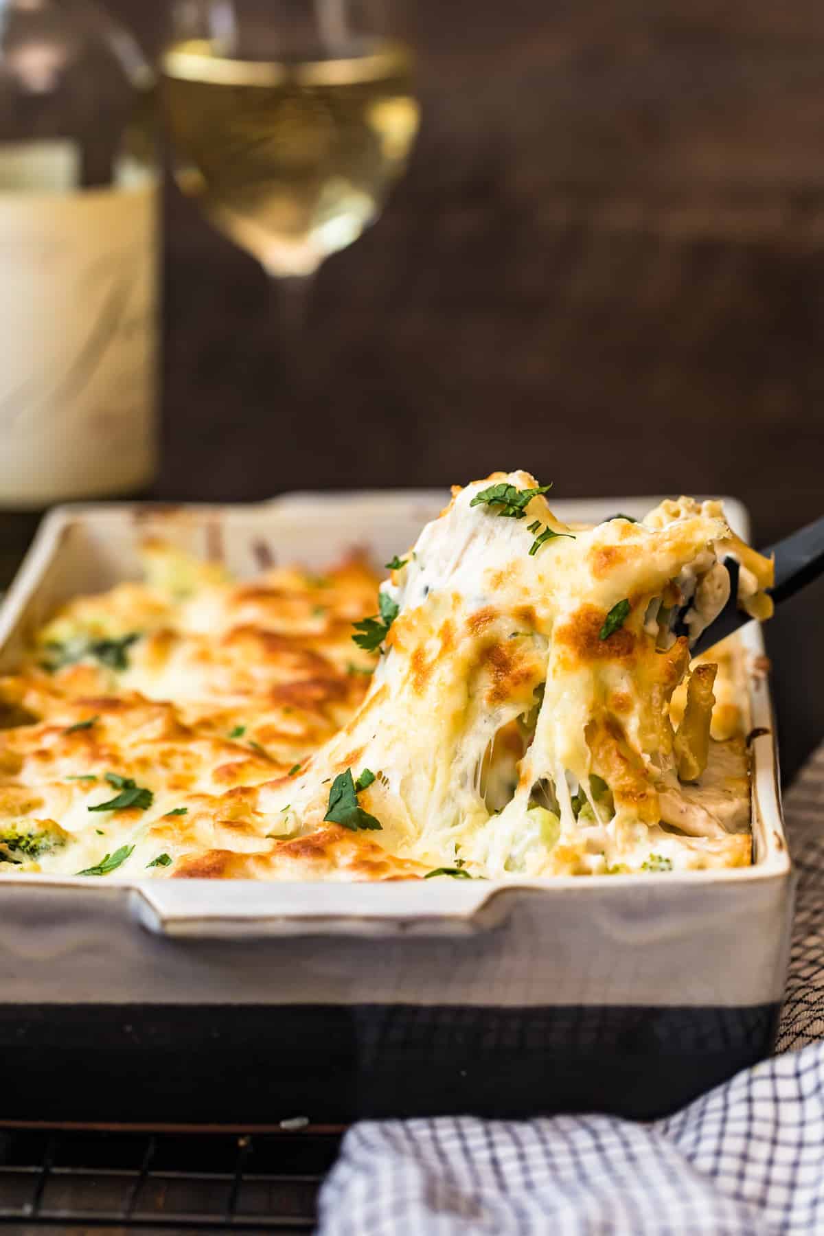 Cheesy Chicken Alfredo Bake Easy Chicken Recipes