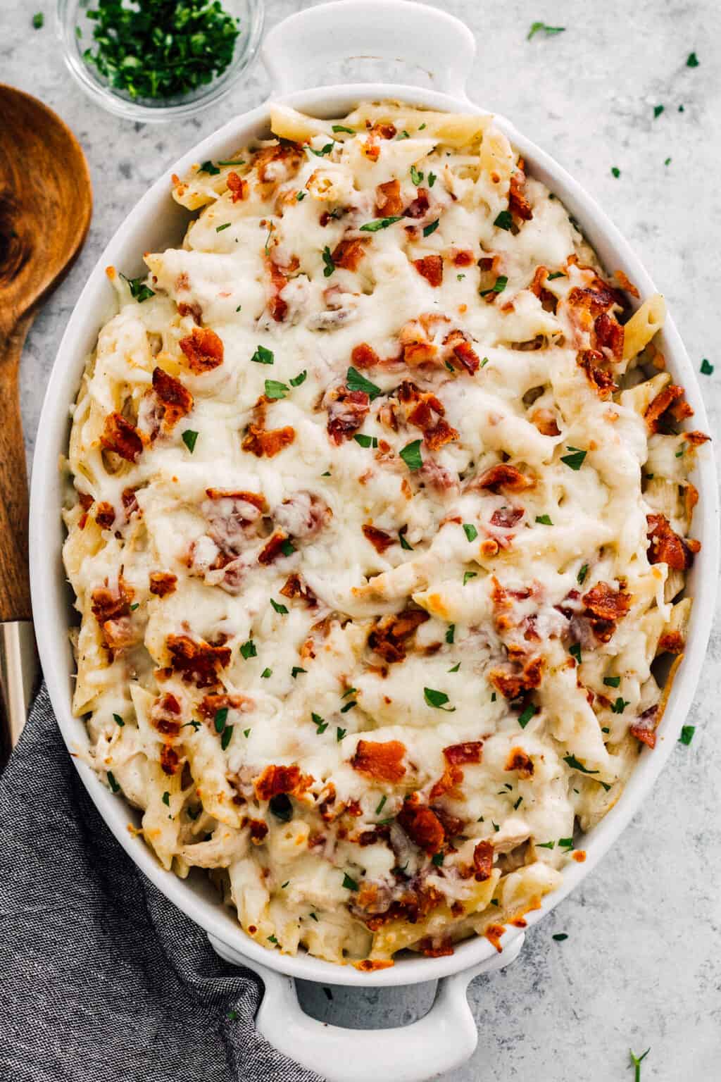 Chicken Bacon Ranch Pasta Bake - Easy Chicken Recipes