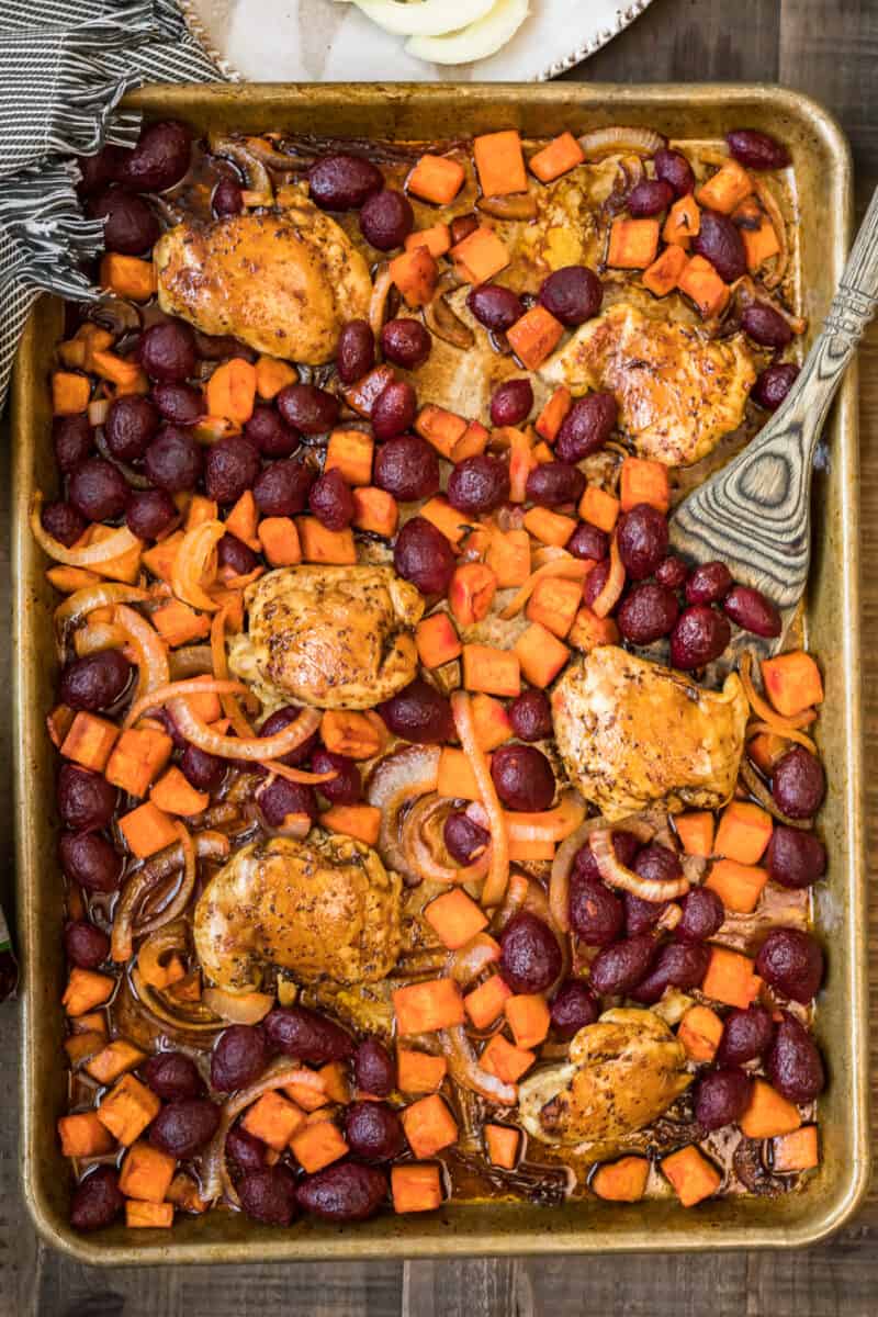 Sheet Pan Balsamic Chicken With Beets Sweets Easy Chicken Recipes