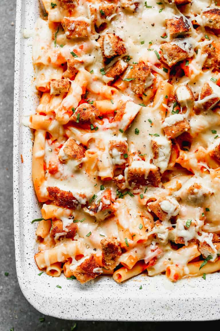 Baked Ziti with Chicken Parmesan - Easy Chicken Recipes