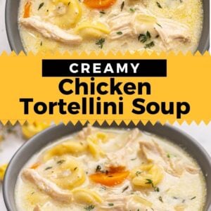 creamy chicken tortellini soup pinterest