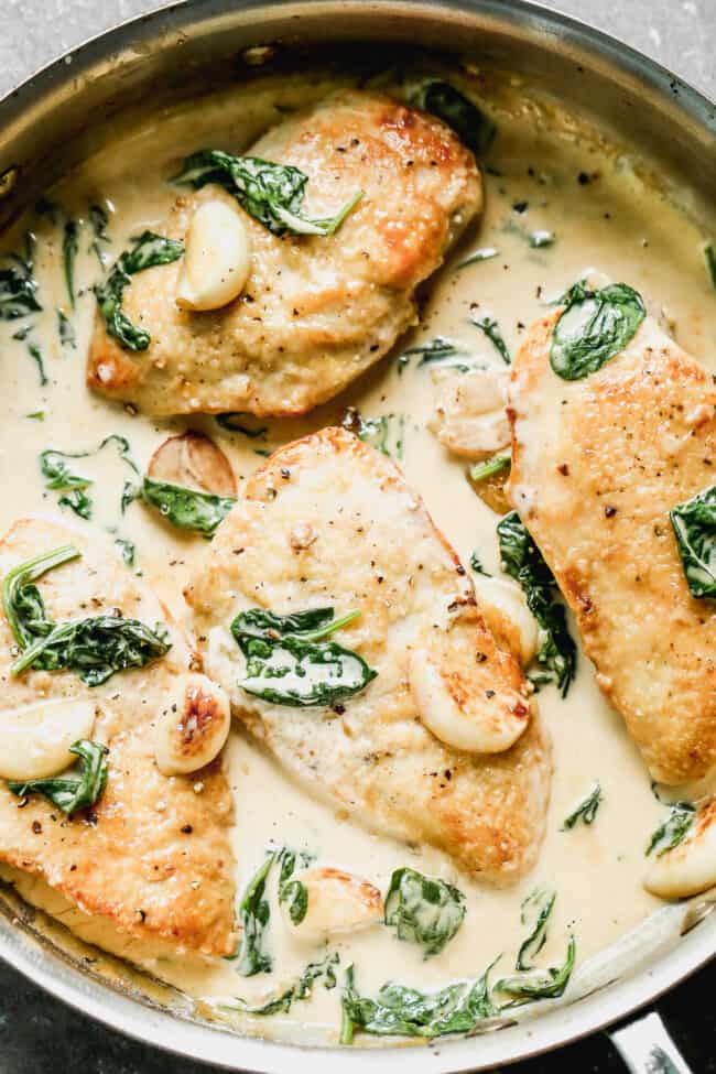 Creamy Garlic Chicken - Easy Chicken Recipes