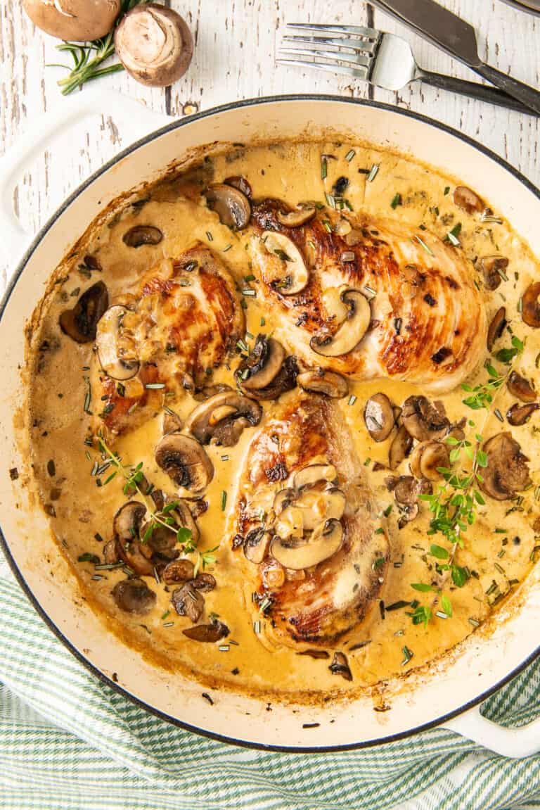 Creamy Mushroom Chicken Easy Chicken Recipes