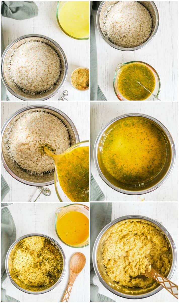 how to make instant pot chicken flavored rice