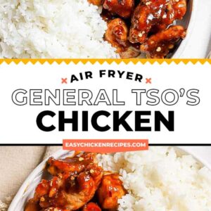 general tso's chicken pinterest collage